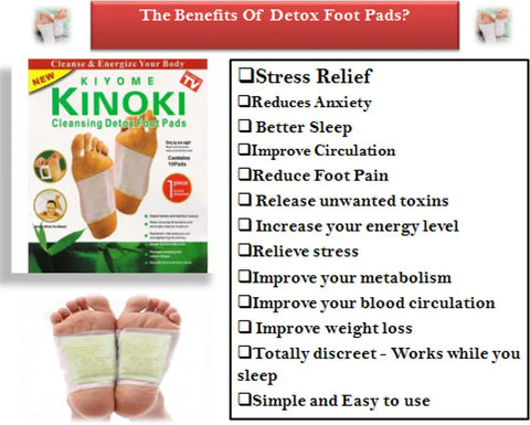 Kinoki Premium Natural Foot Patches(Pack Of 10)